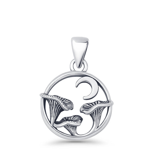 Mushroom Moon Pendant