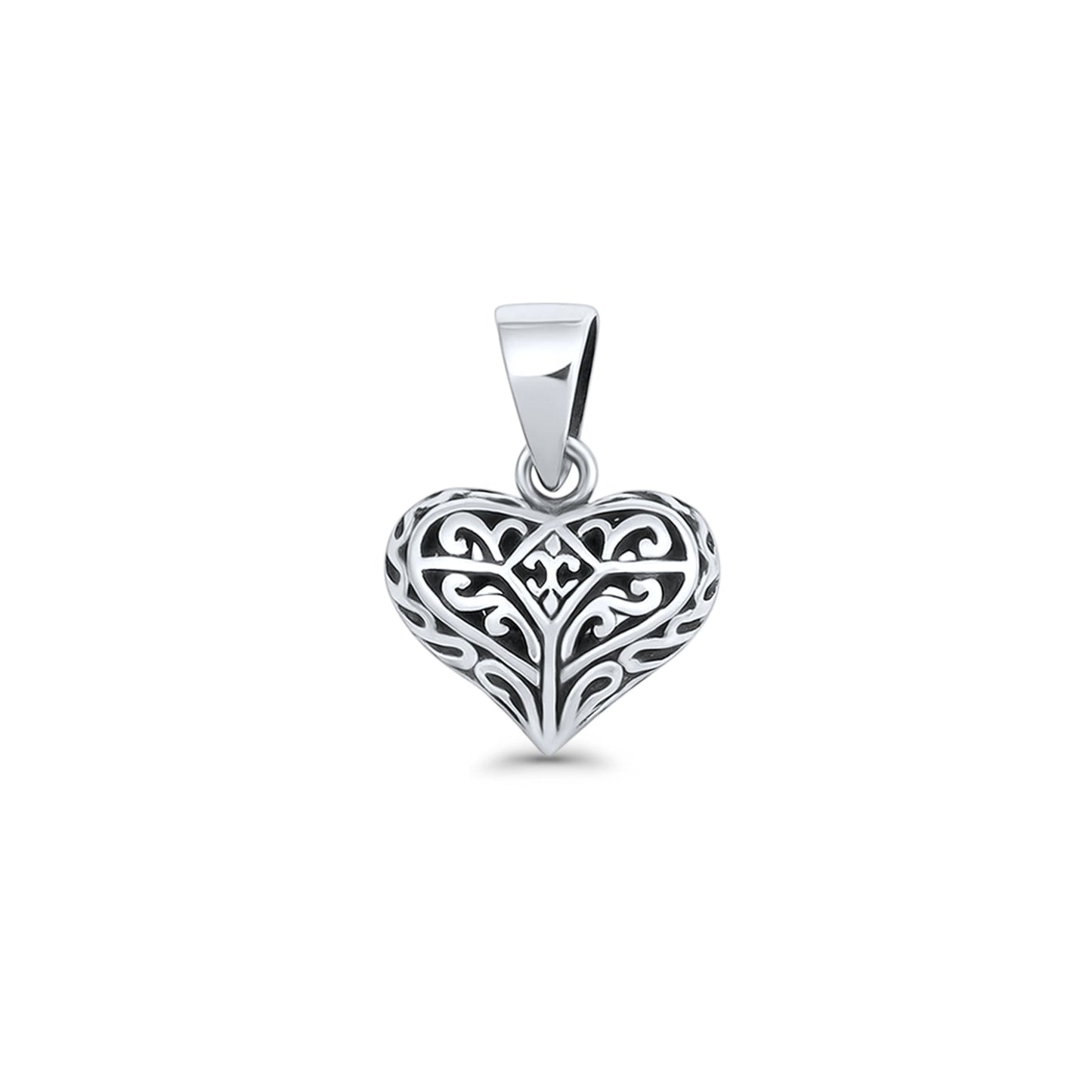 Celtic Filigree Heart Pendant