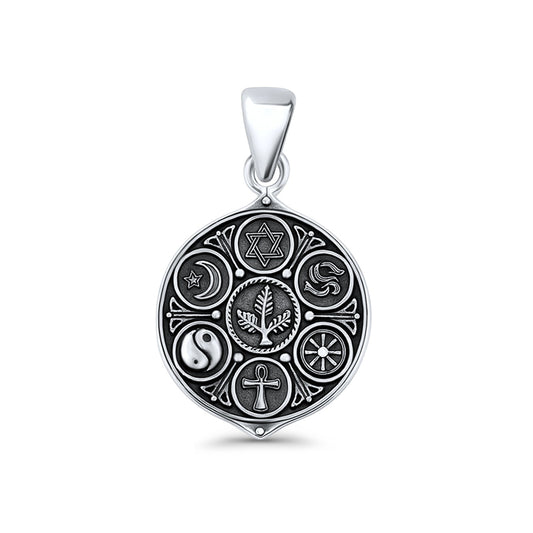 Coexist Symbols Pendant