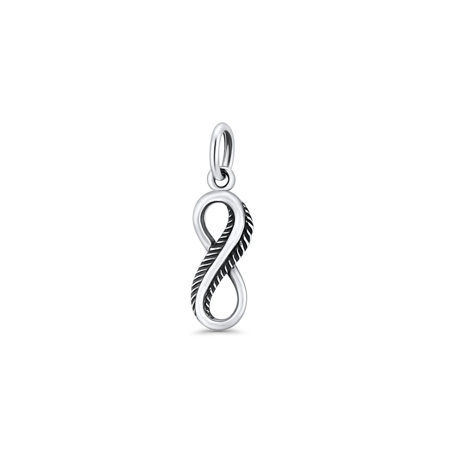 Infinity Feather Pendant