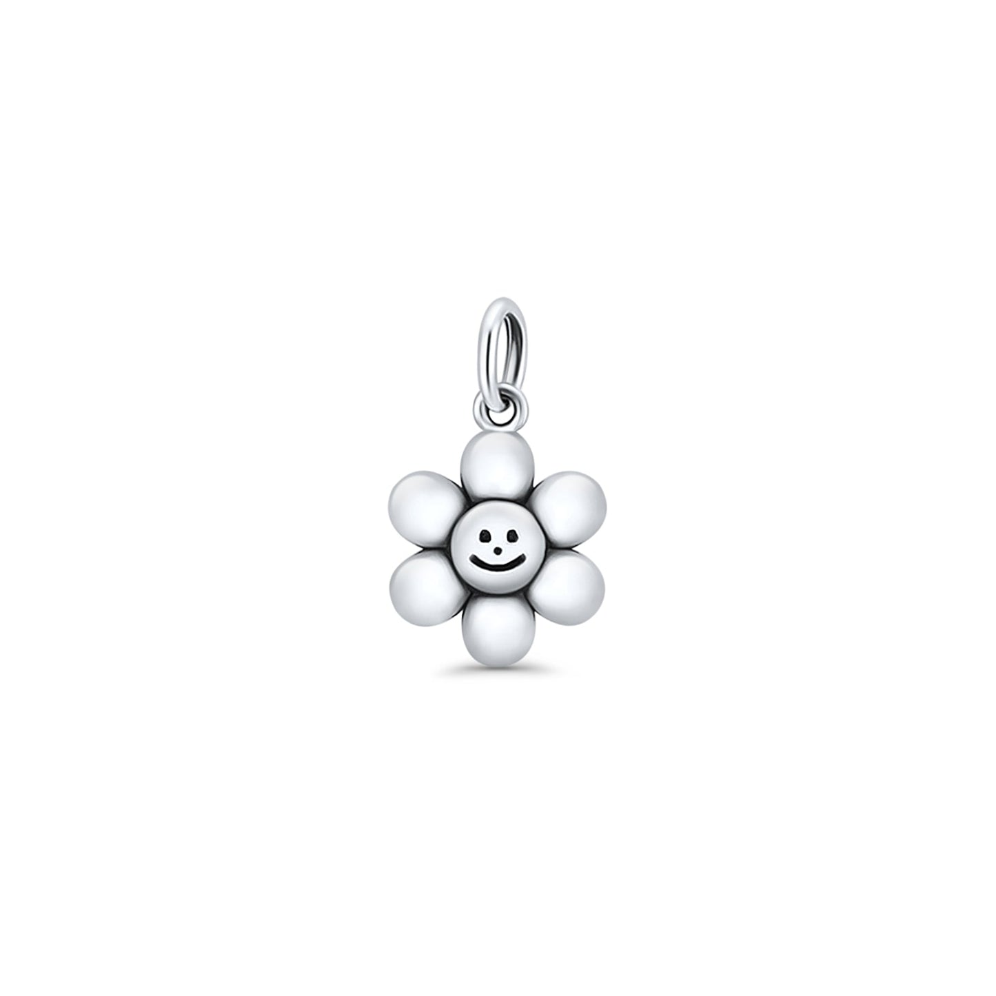 Smiley Daisy Flower Pendant