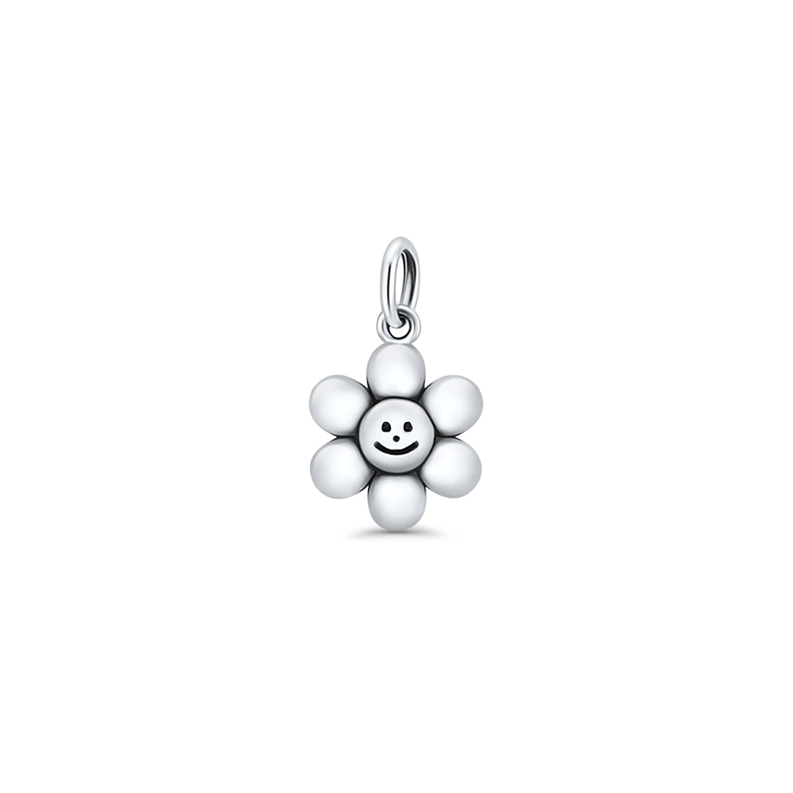 Smiley Daisy Flower Pendant
