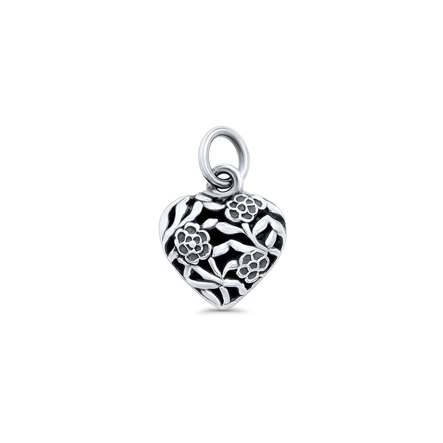 Floral Heart Pendant