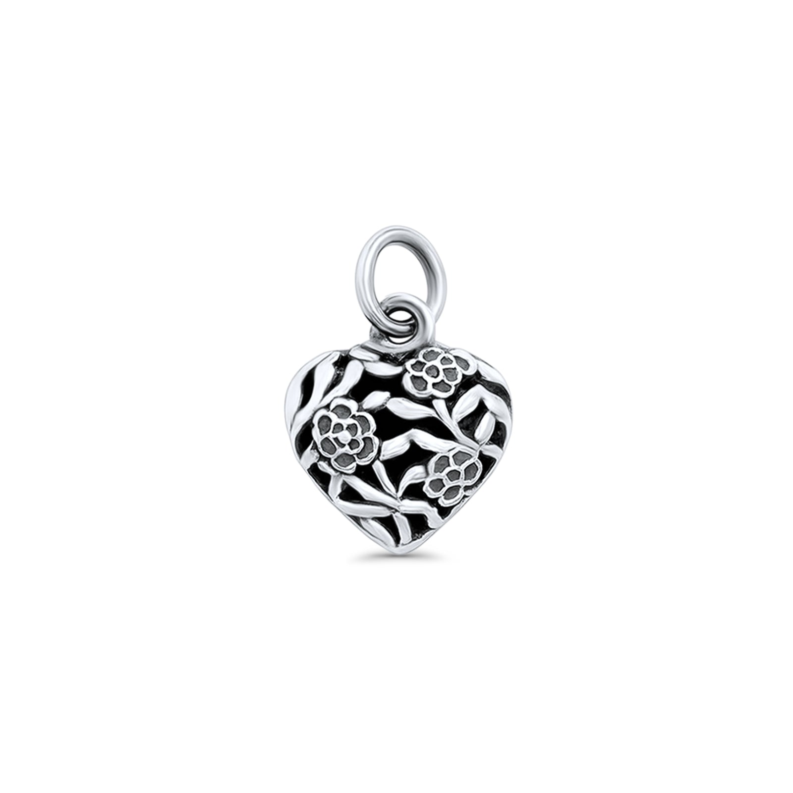 Floral Heart Pendant