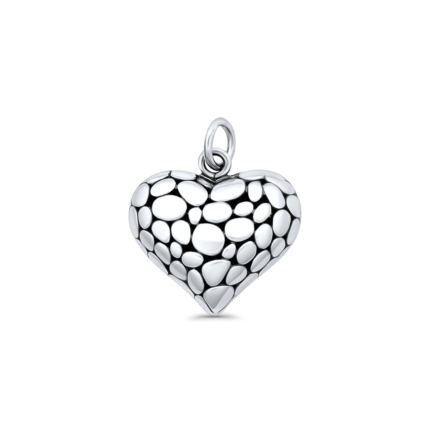 Pebble Heart Pendant