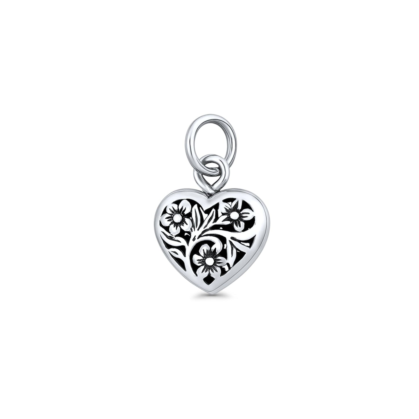 Heart Flower Pendant