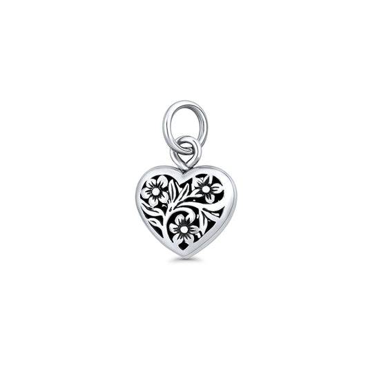 Heart Flower Pendant