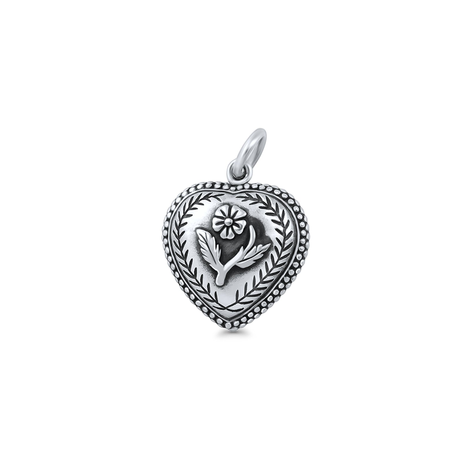 Flower Heart Pendant