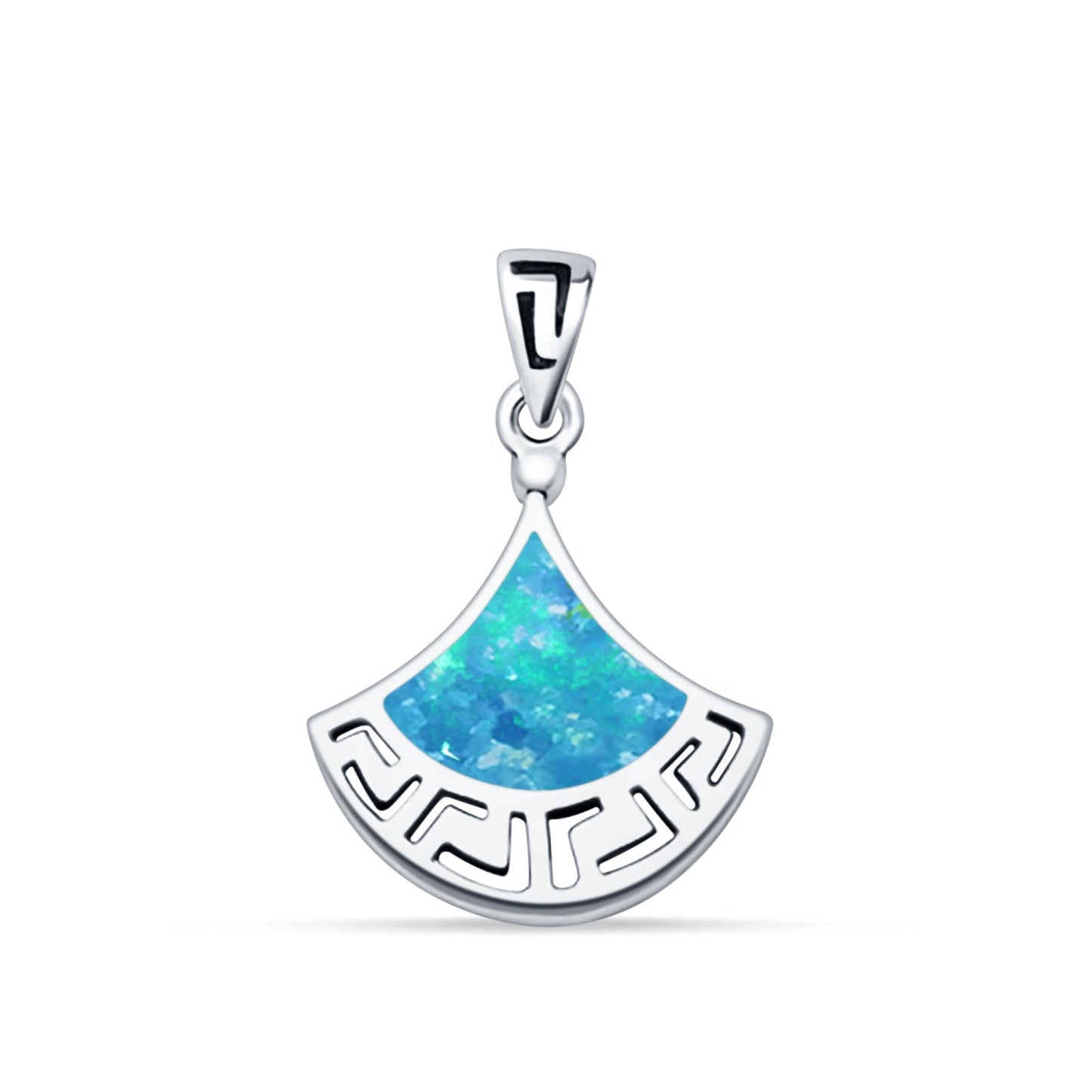 Greek Key Pendant