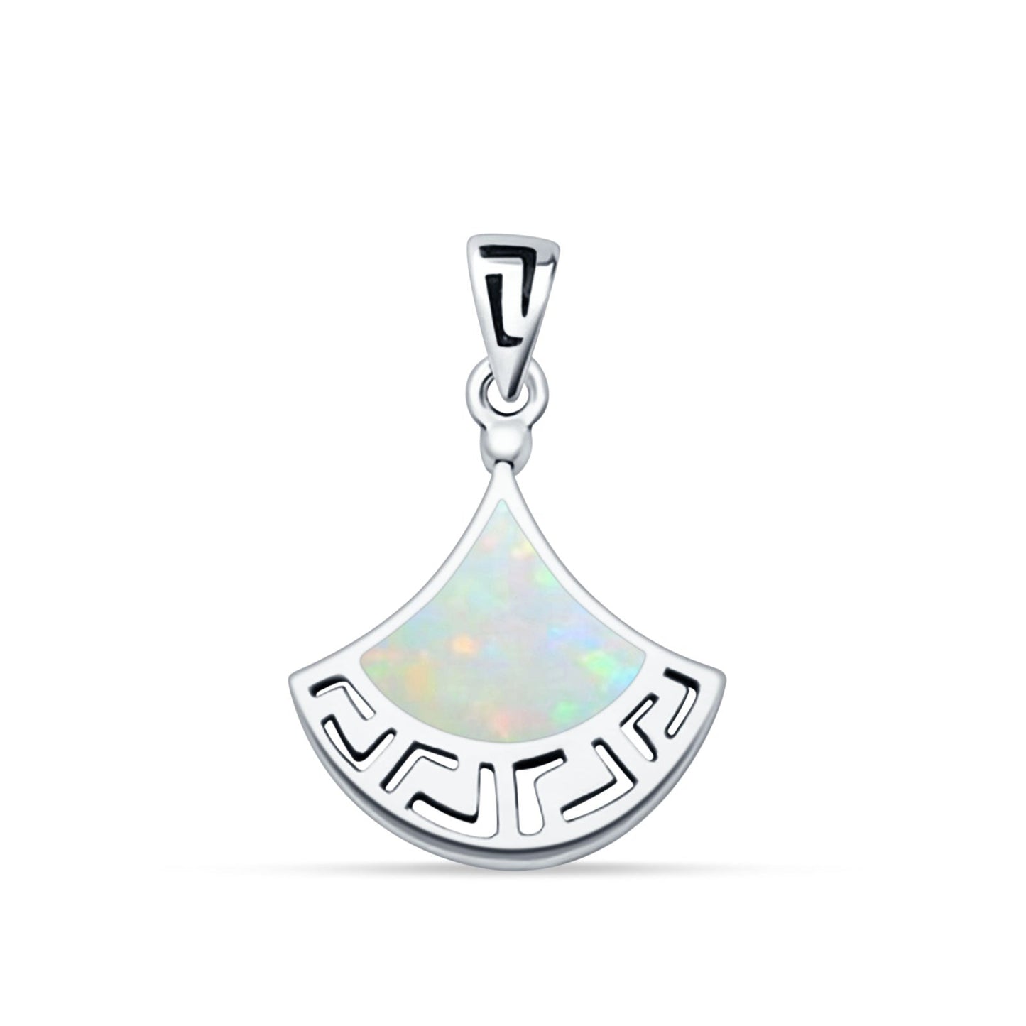 Greek Key Pendant