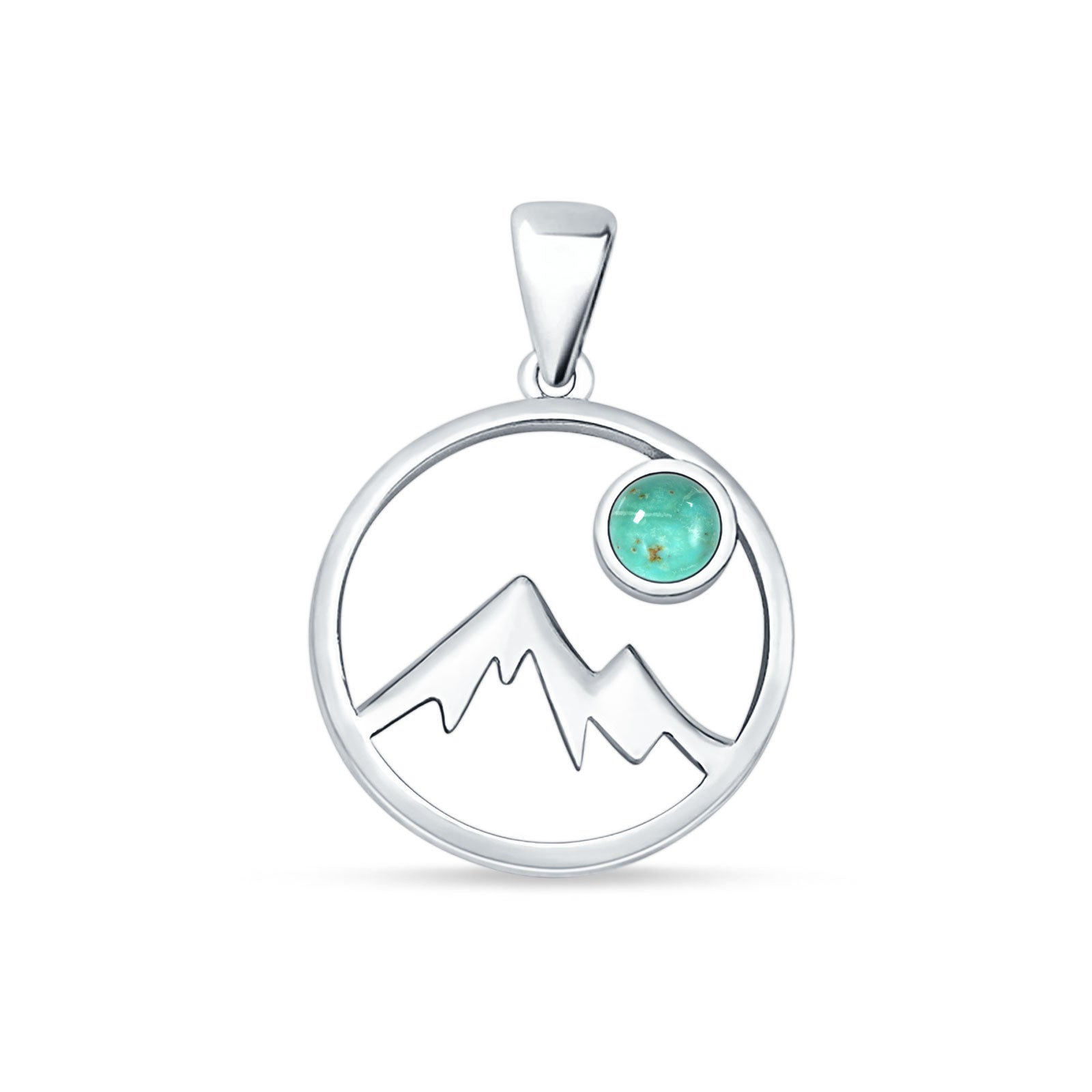 Mountains & Moon Pendant