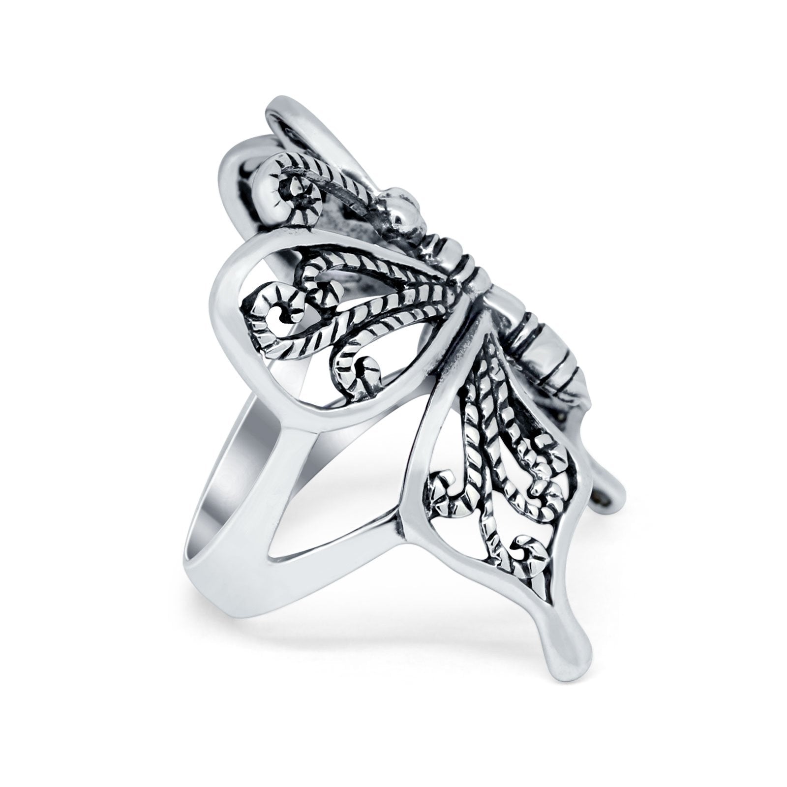 Butterfly Filigree Oxidized 