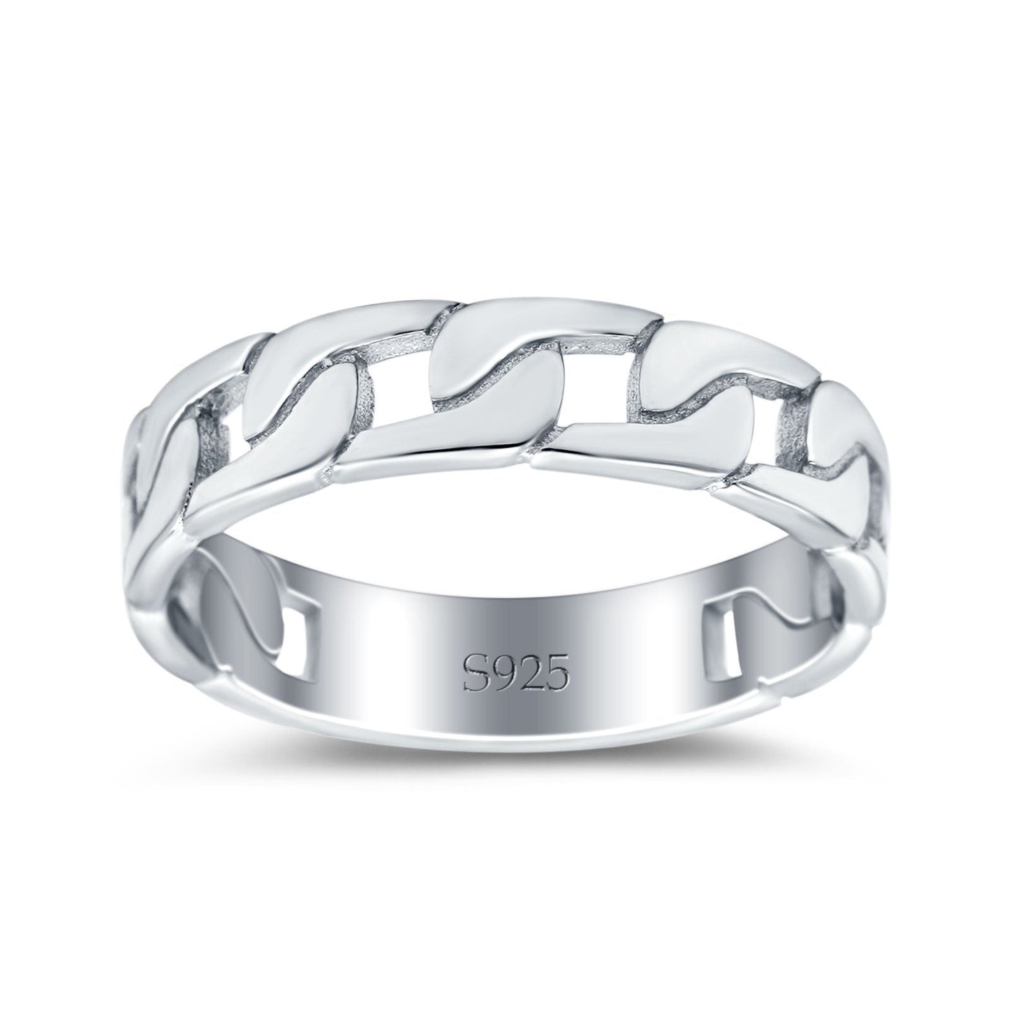 Chain Links Ring