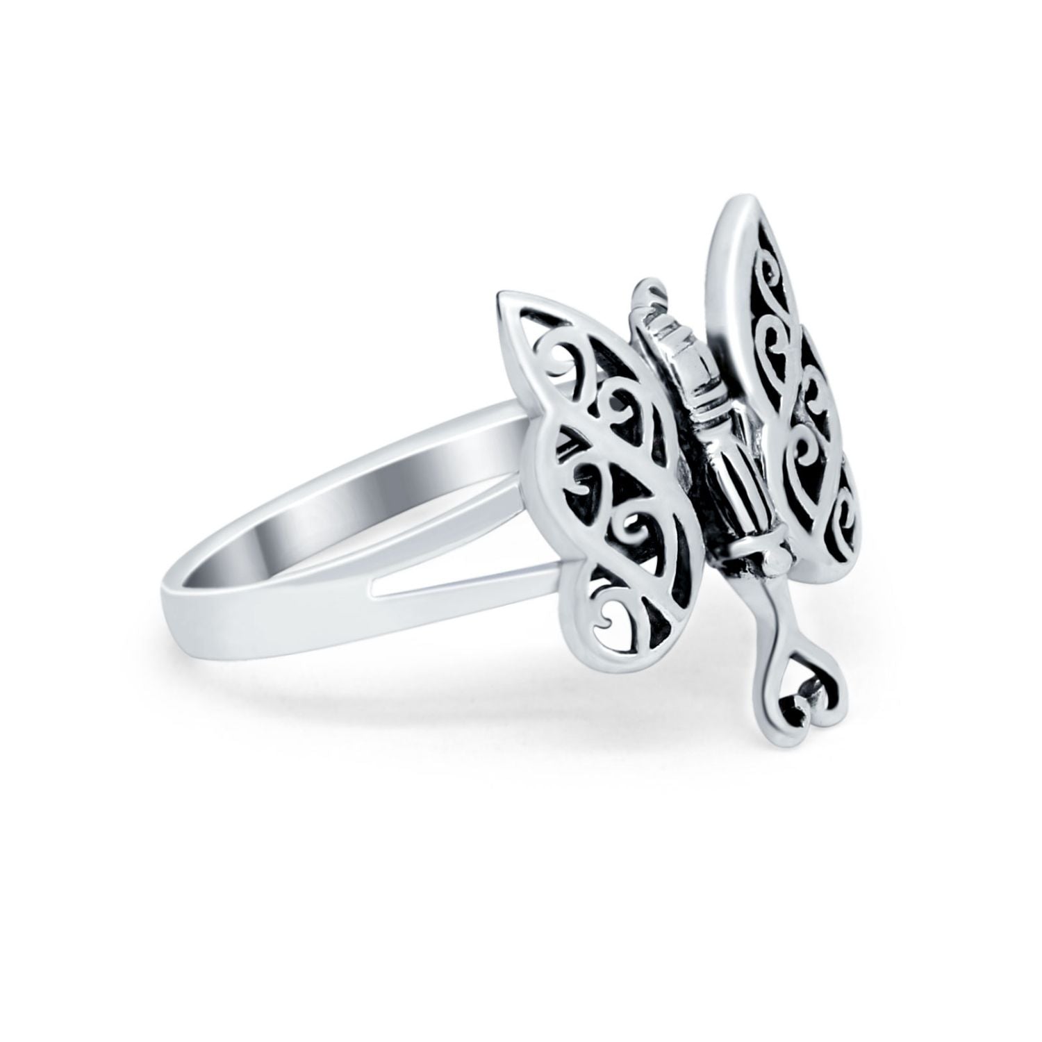 Filigree Butterfly Ring