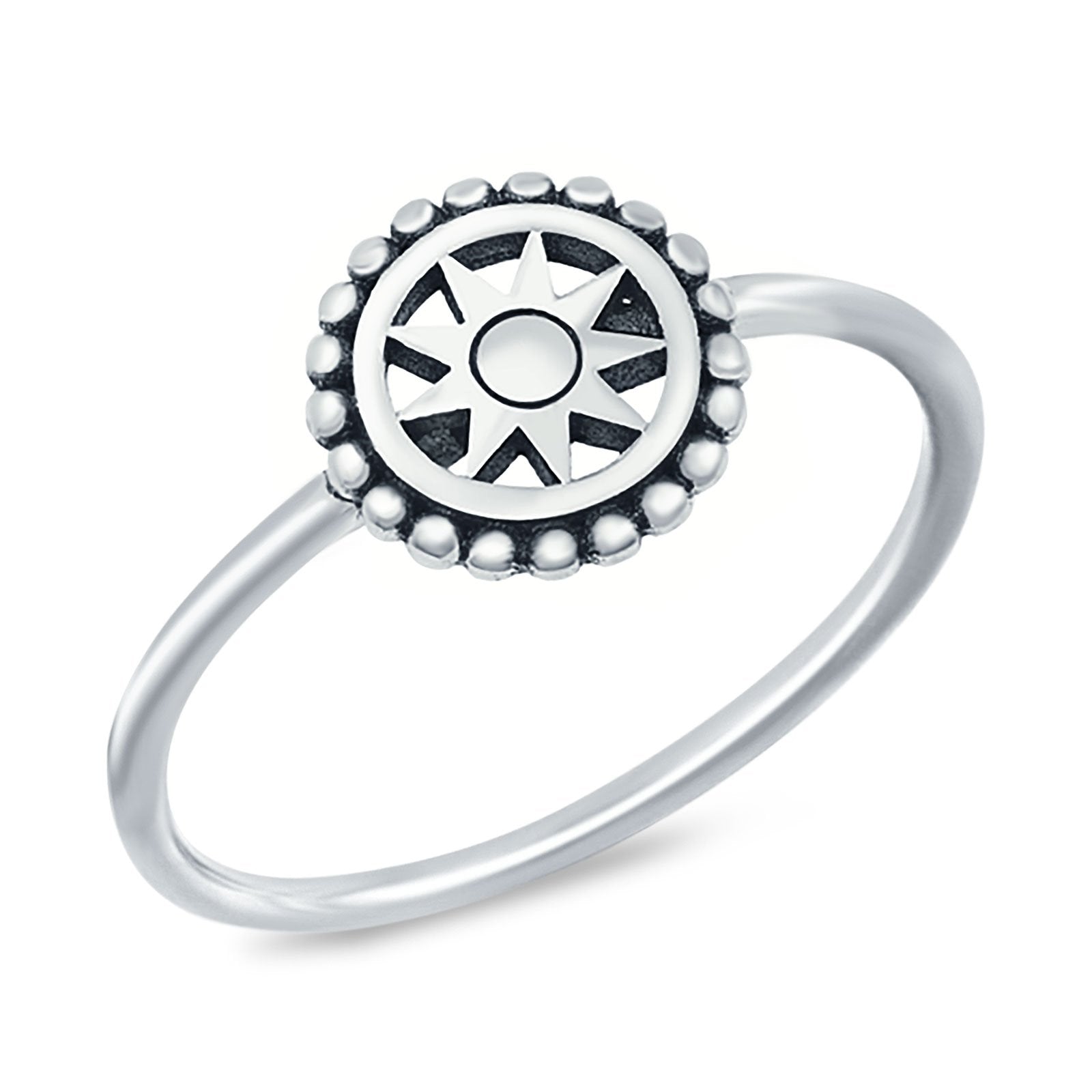 Compass Plain Ring