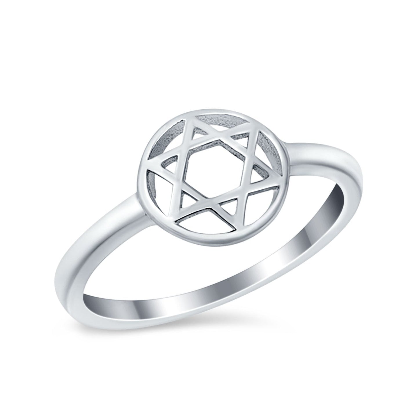 Jewish Star of David Ring