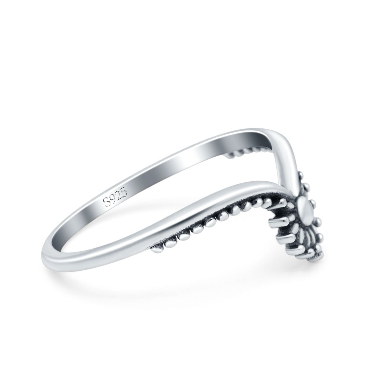  V Shaped Bali Ring