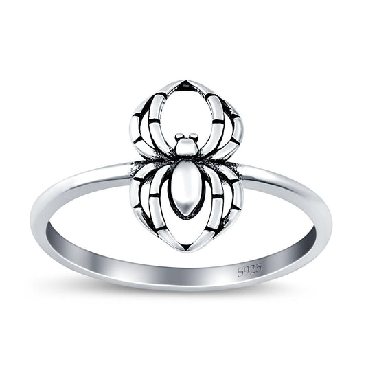 Spider Oxidized Band Thumb Ring (11.5mm)