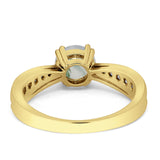 Round Tapered Vintage Style Ring