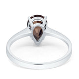 Pear Teardrop Solitaire Ring
