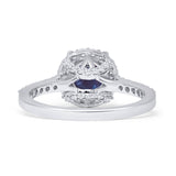 Round Halo Diamond Ring