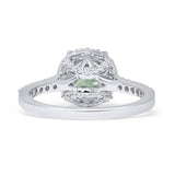 Round Halo Diamond Ring