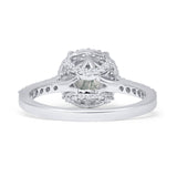 Round Halo Diamond Ring