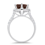 Round Halo Diamond Ring