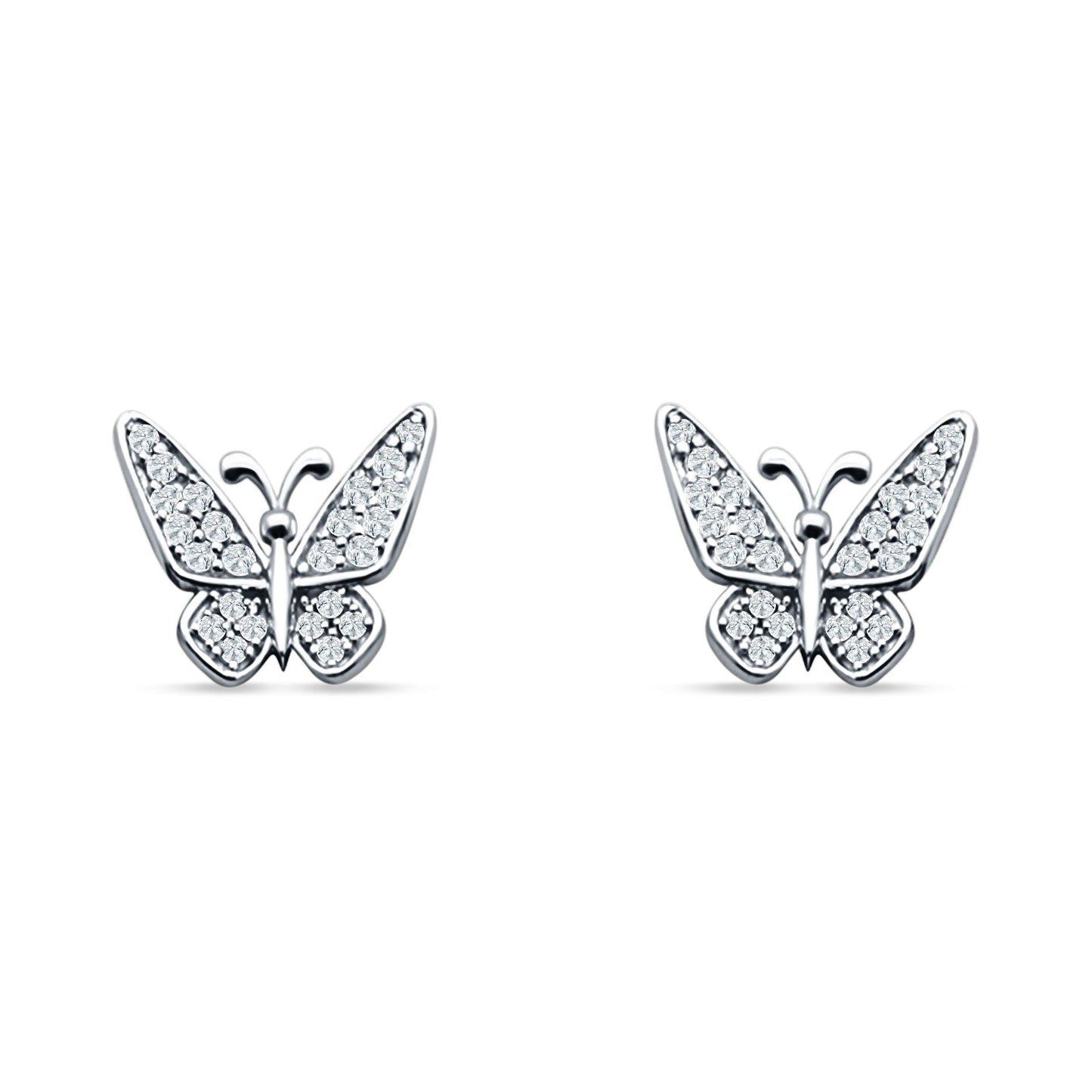 Butterfly Stud Earrings 