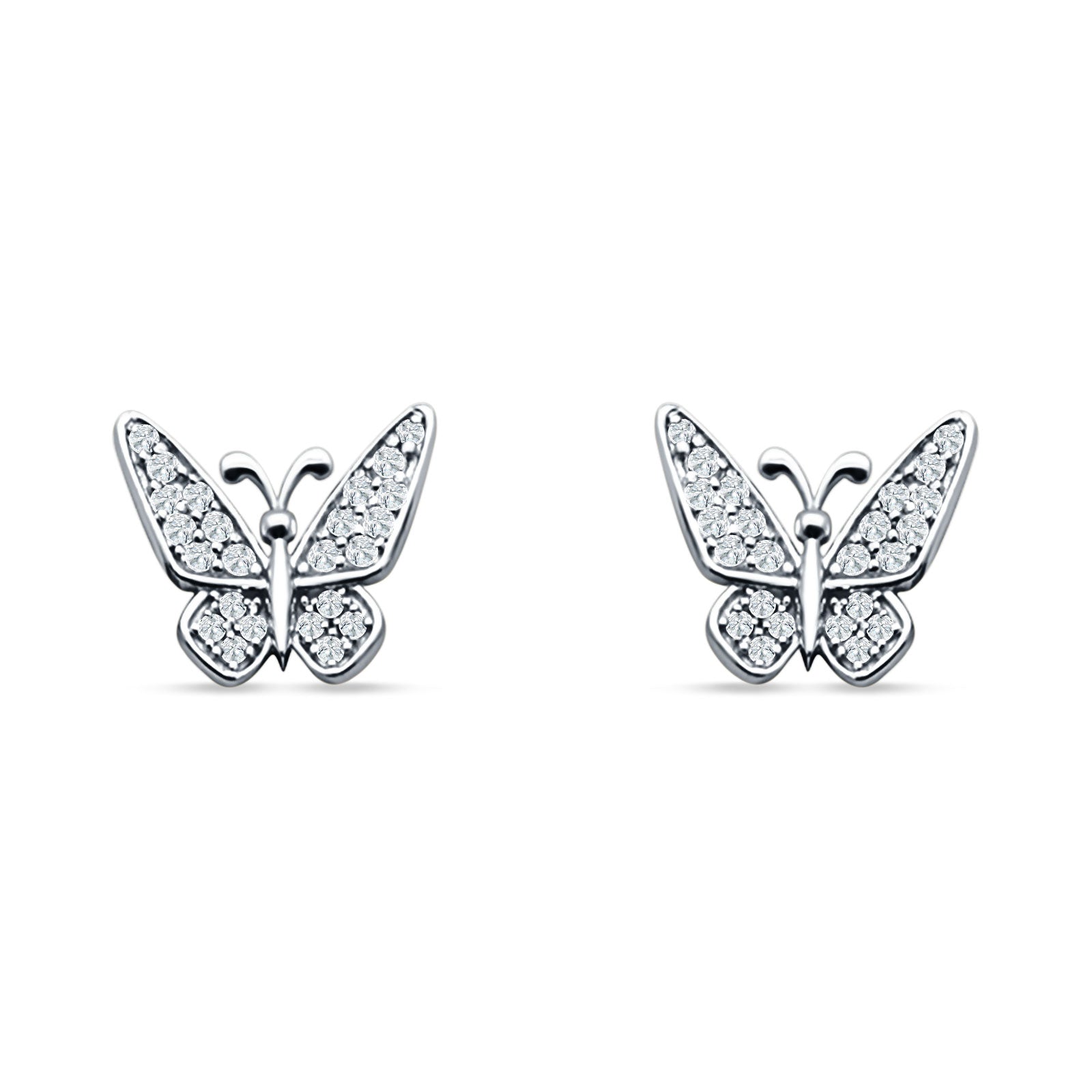 Butterfly Stud Earrings 