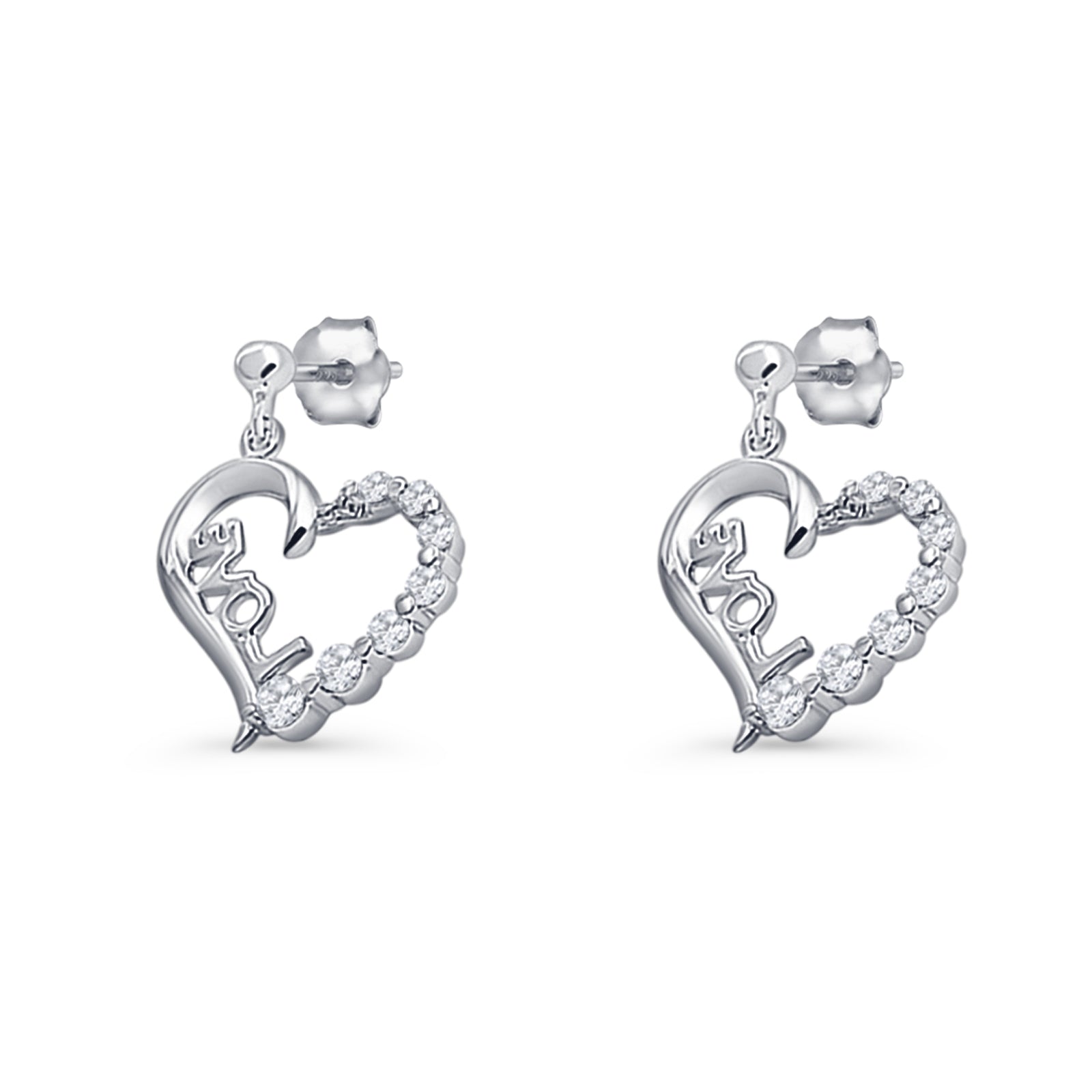 Heart Stud Earring