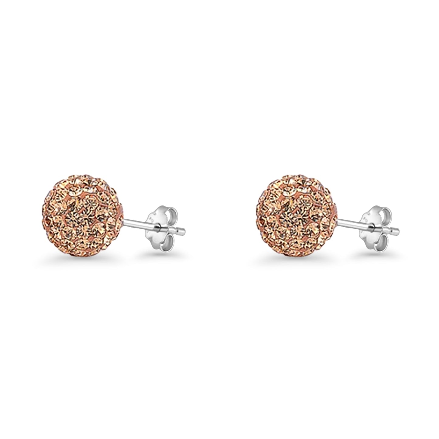 Full Ball Stud Earrings