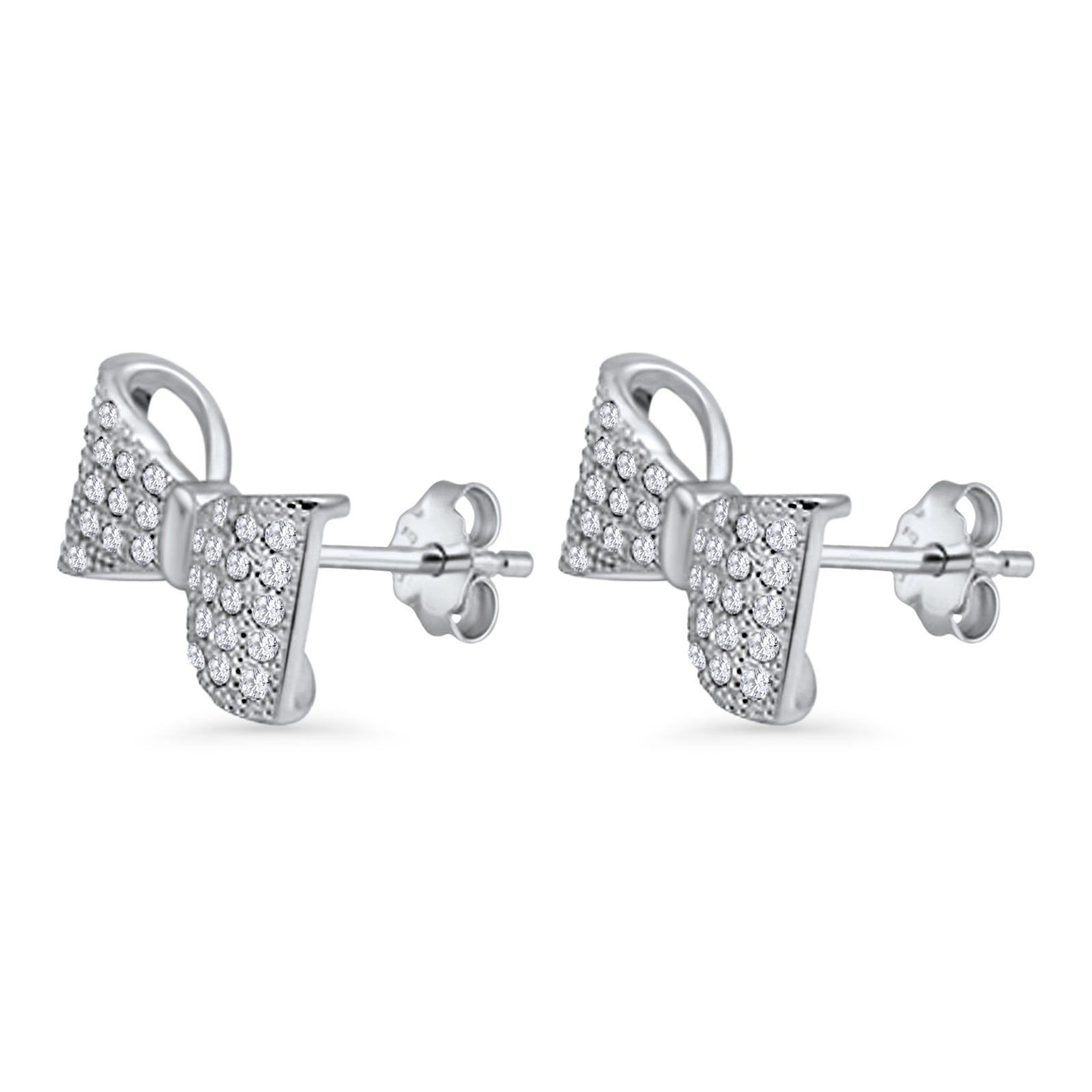 Ribbon Stud Earring