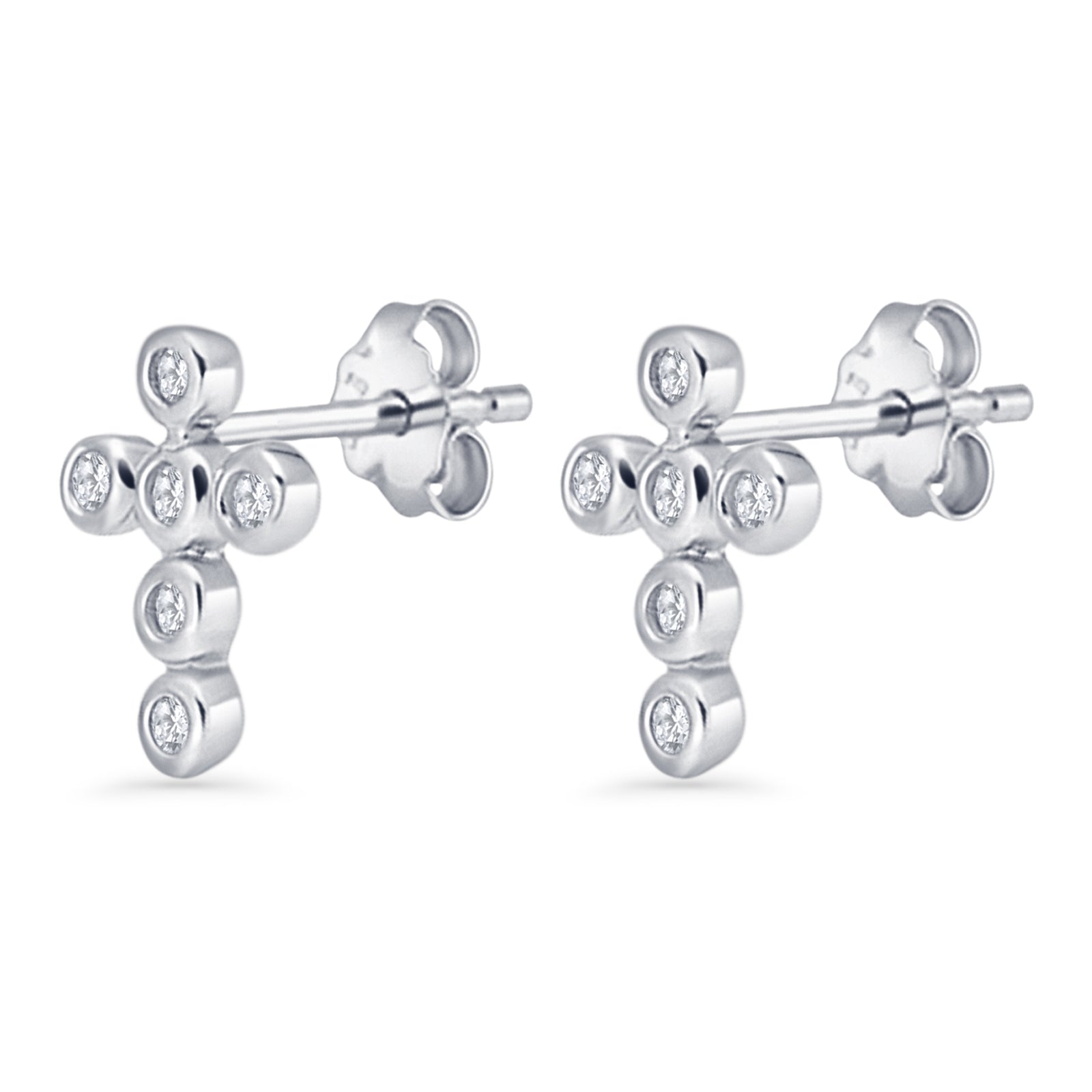 Crisscross Stud Earring