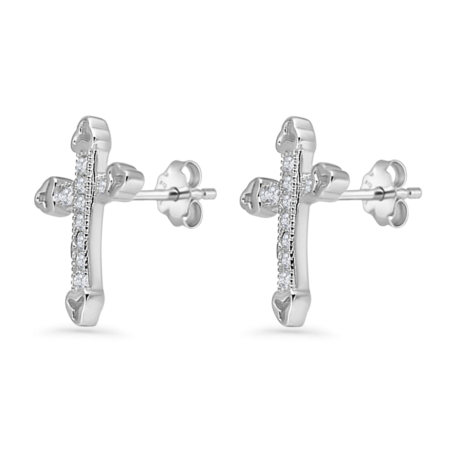 Cross Stud Earring