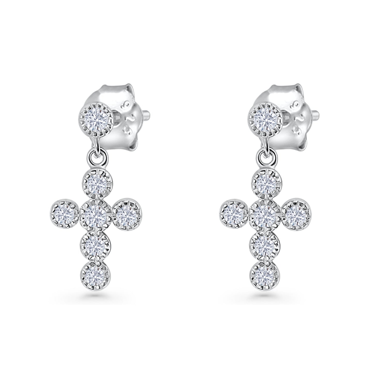 Cross Stud Earring