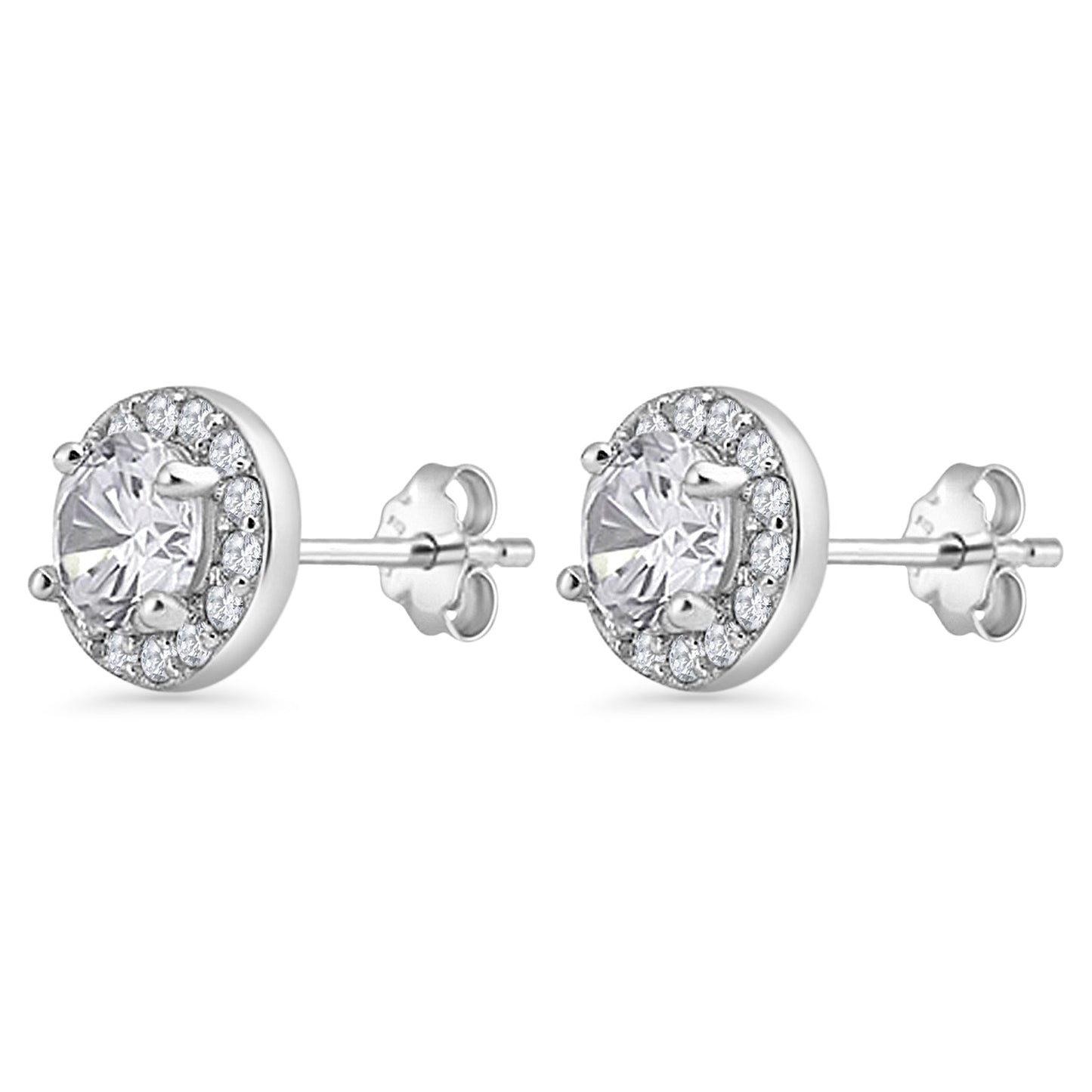 Round Stud Earring