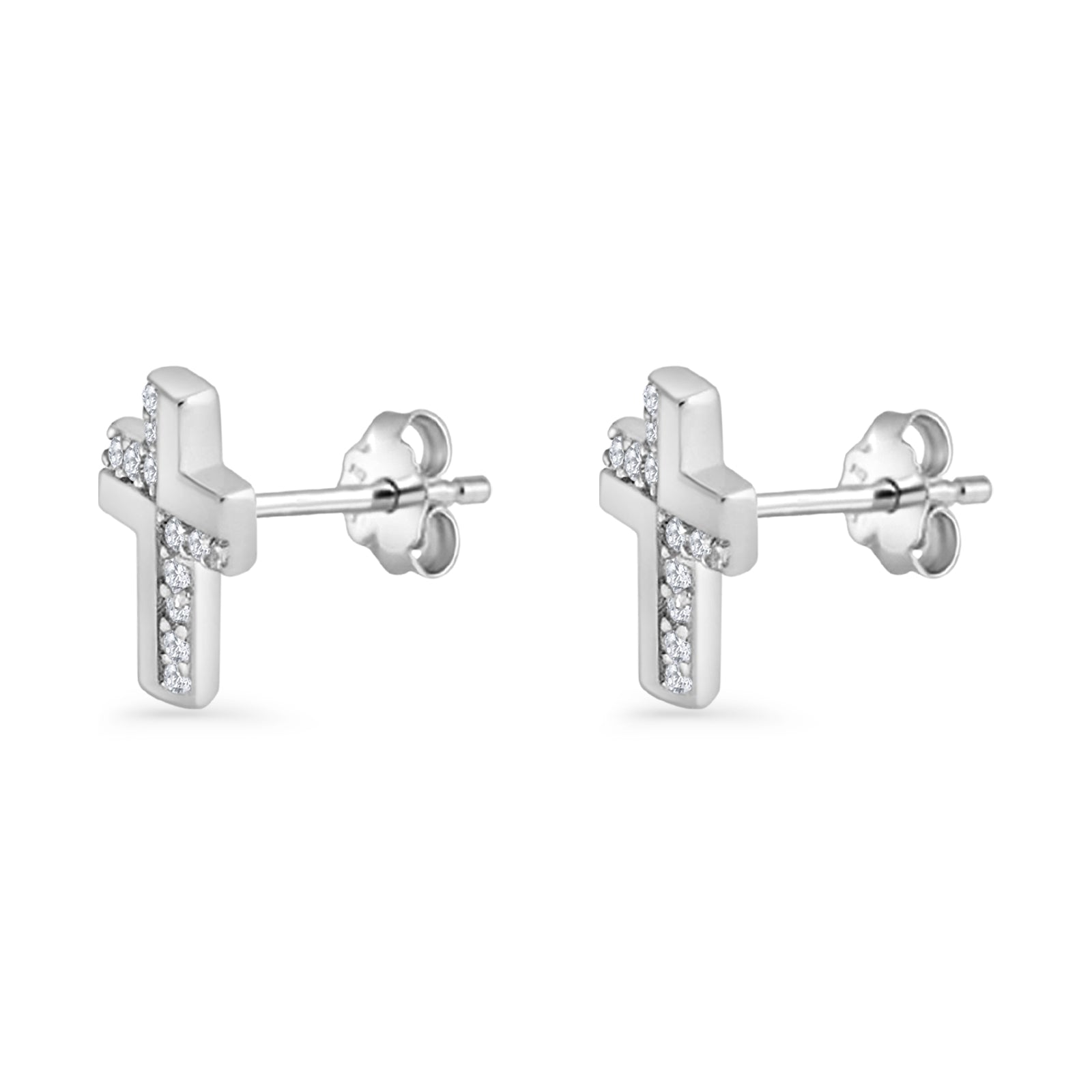 Cross Stud Earrings