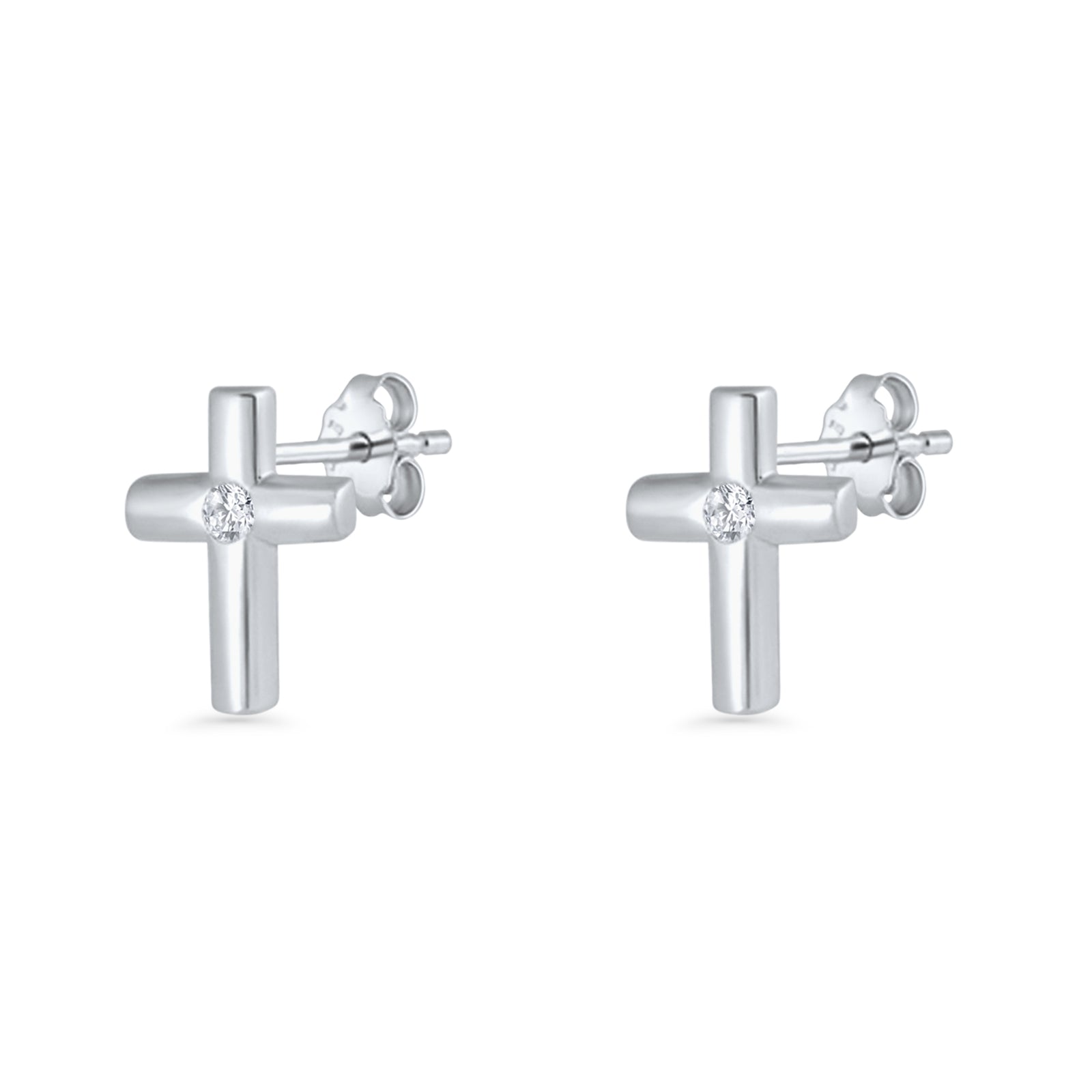 Cross Stud Earrings