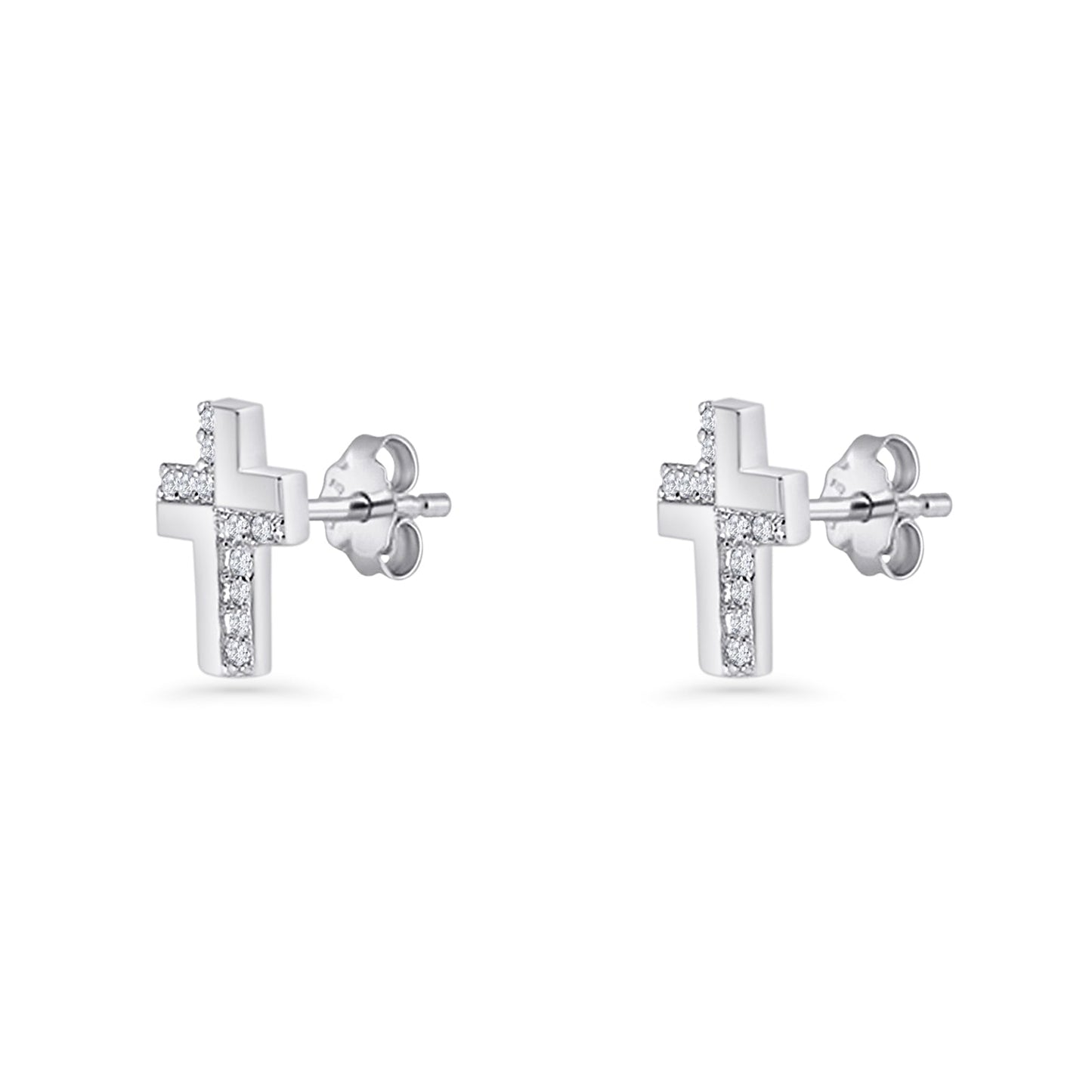 Cross Stud Earring