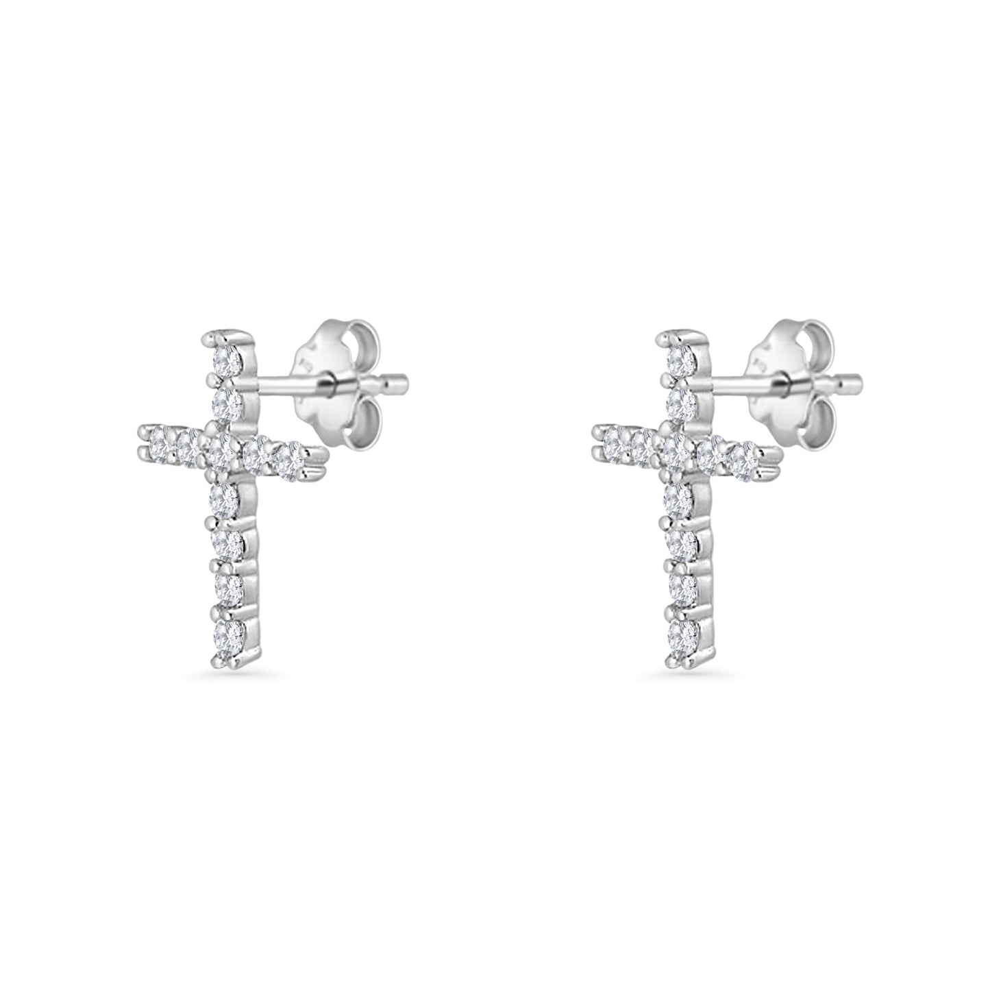 Cross Stud Earring