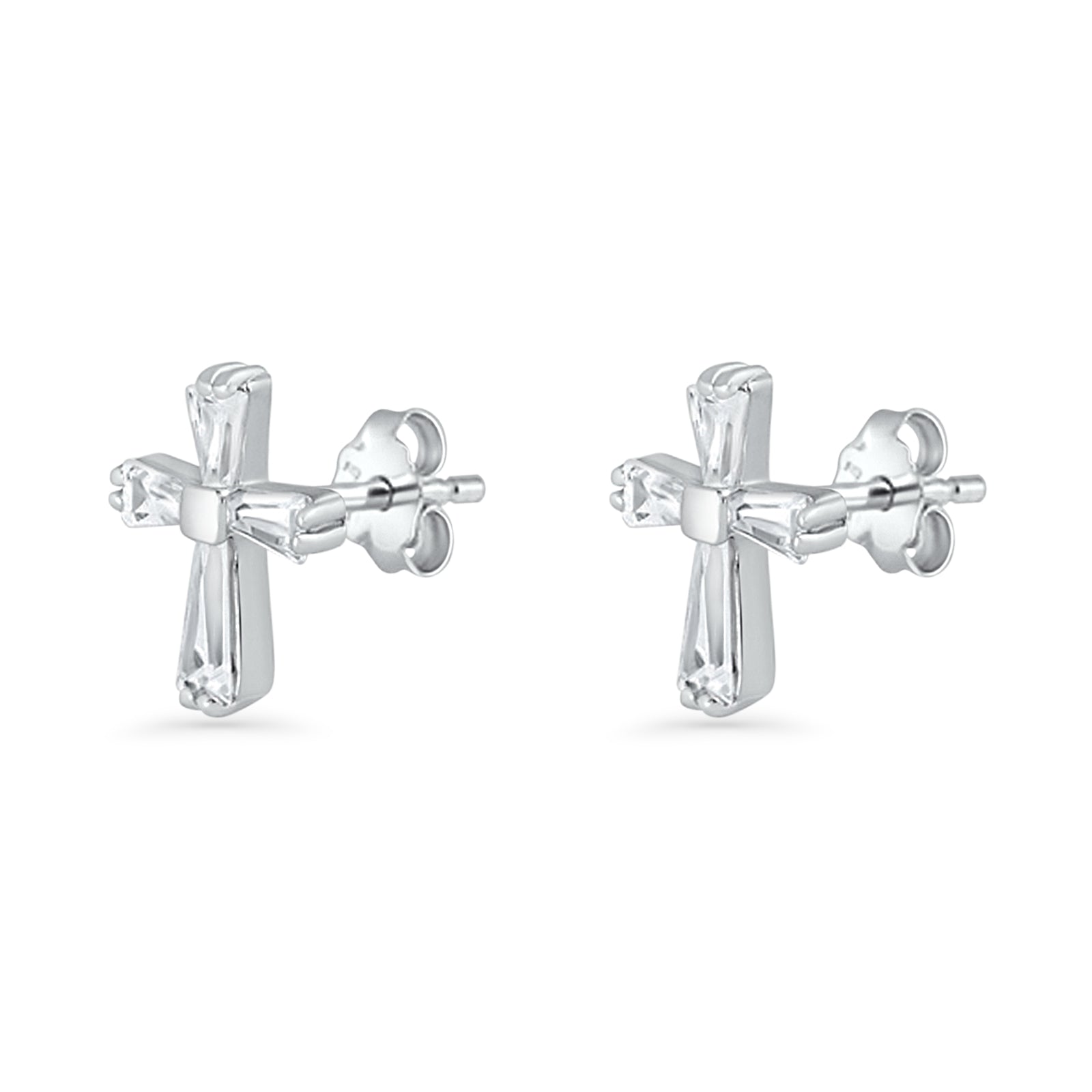 Cross Stud Earring