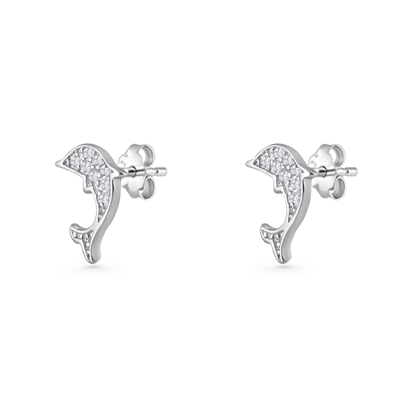 Dolphin Stud Earring