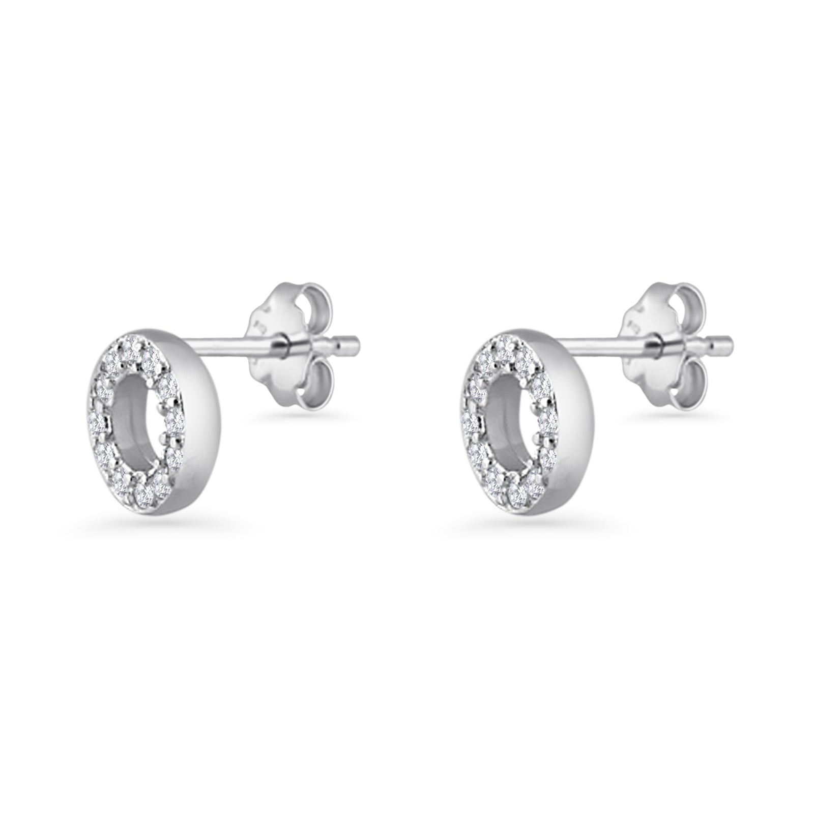  Circle Stud Earring