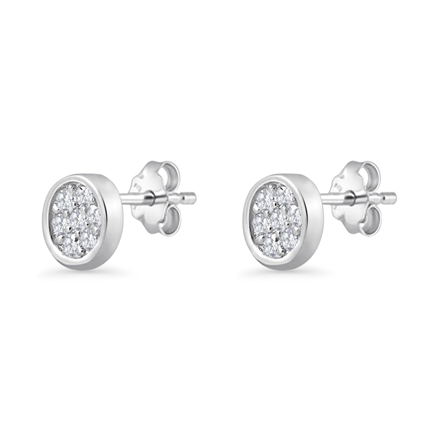 Round Stud Earring