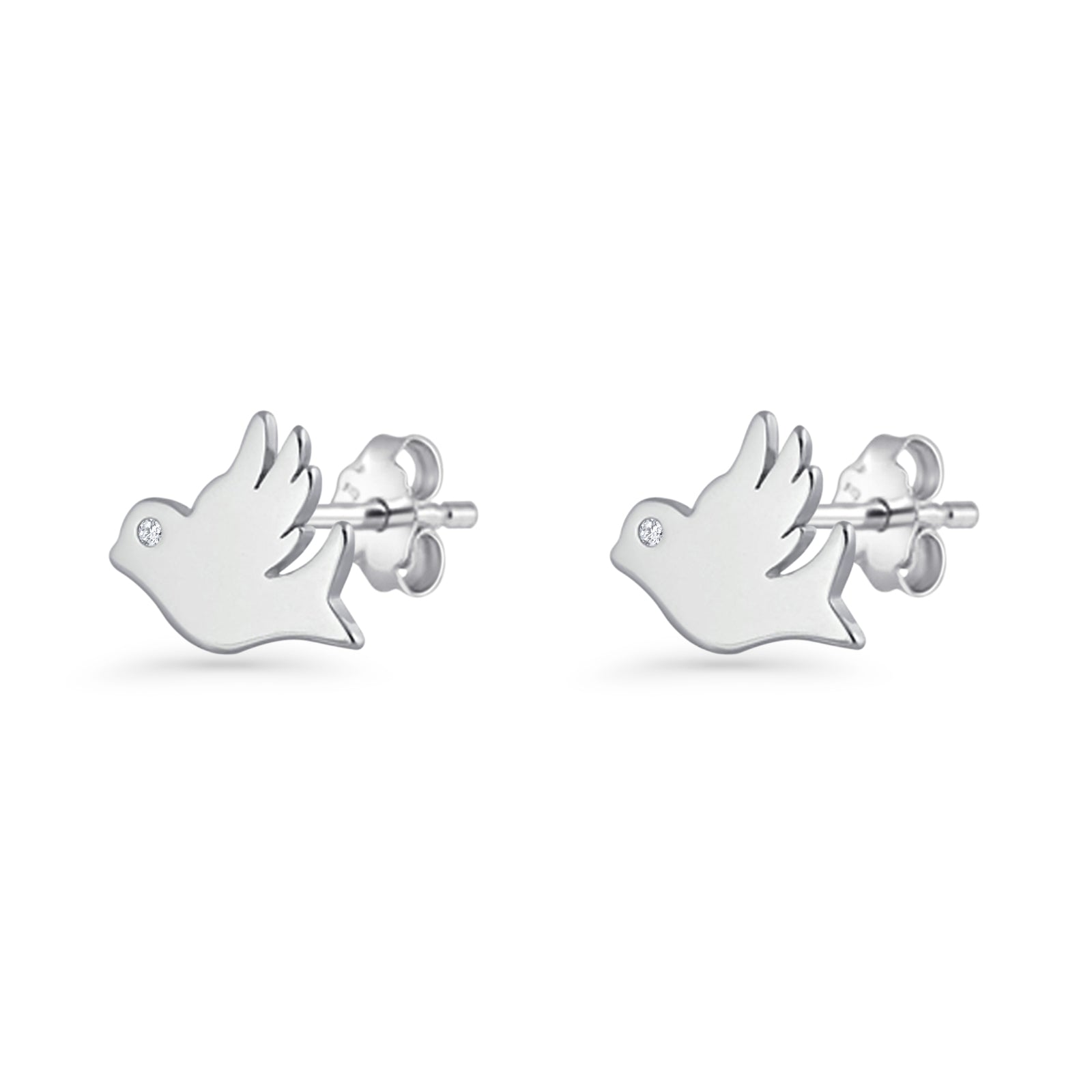 Dove Stud Earrings