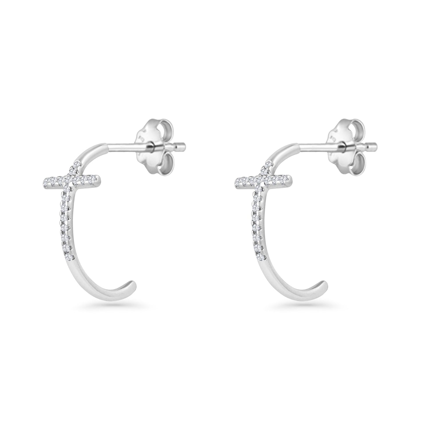 Cross Stud Earrings