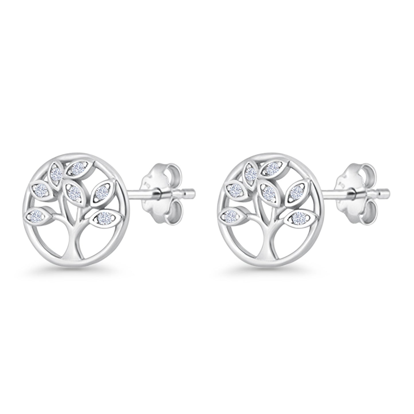 Tree Of Life Stud Earrings