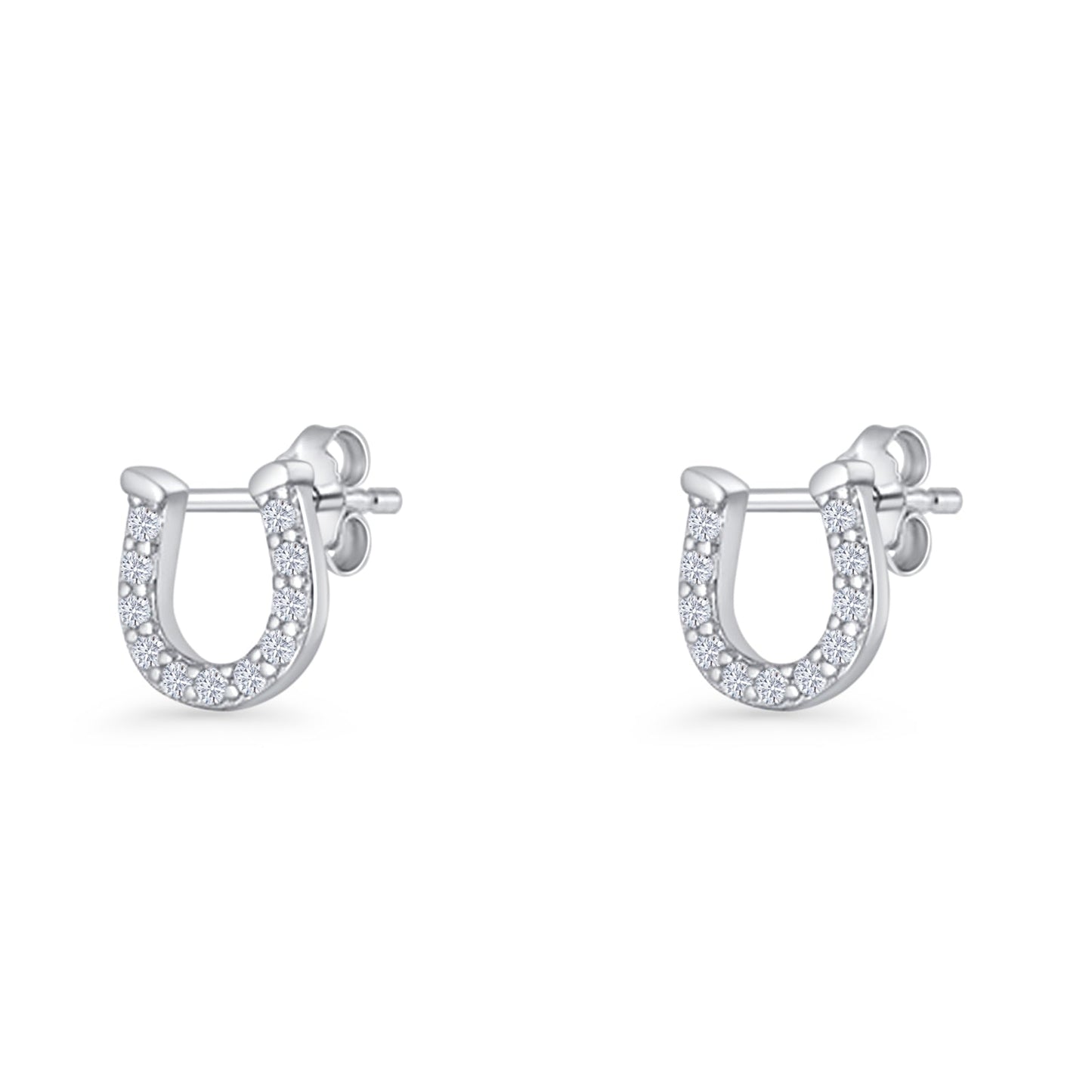 Horseshoe Stud Earrings