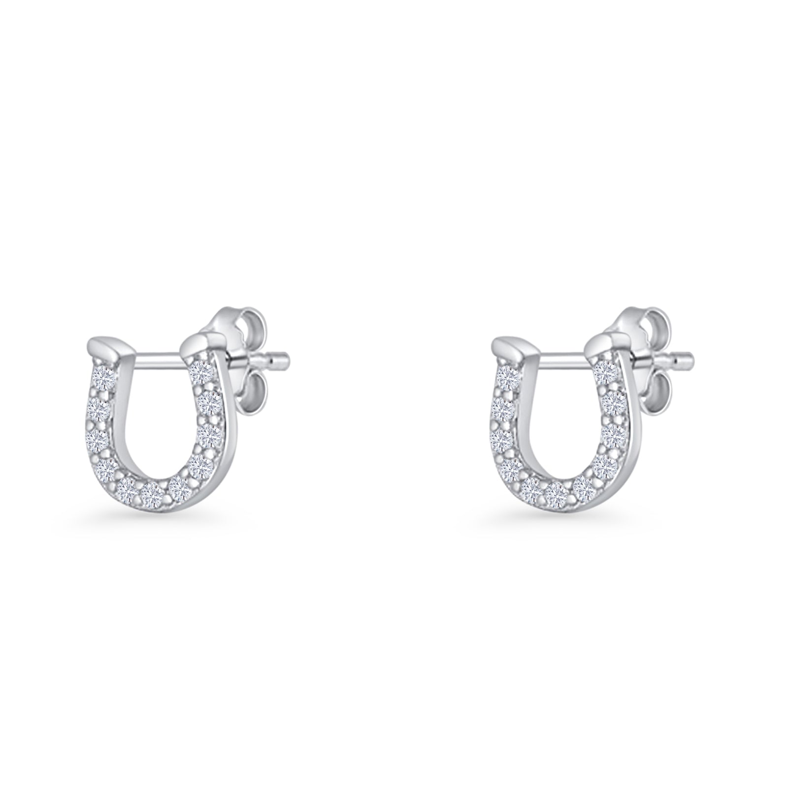 Horseshoe Stud Earrings